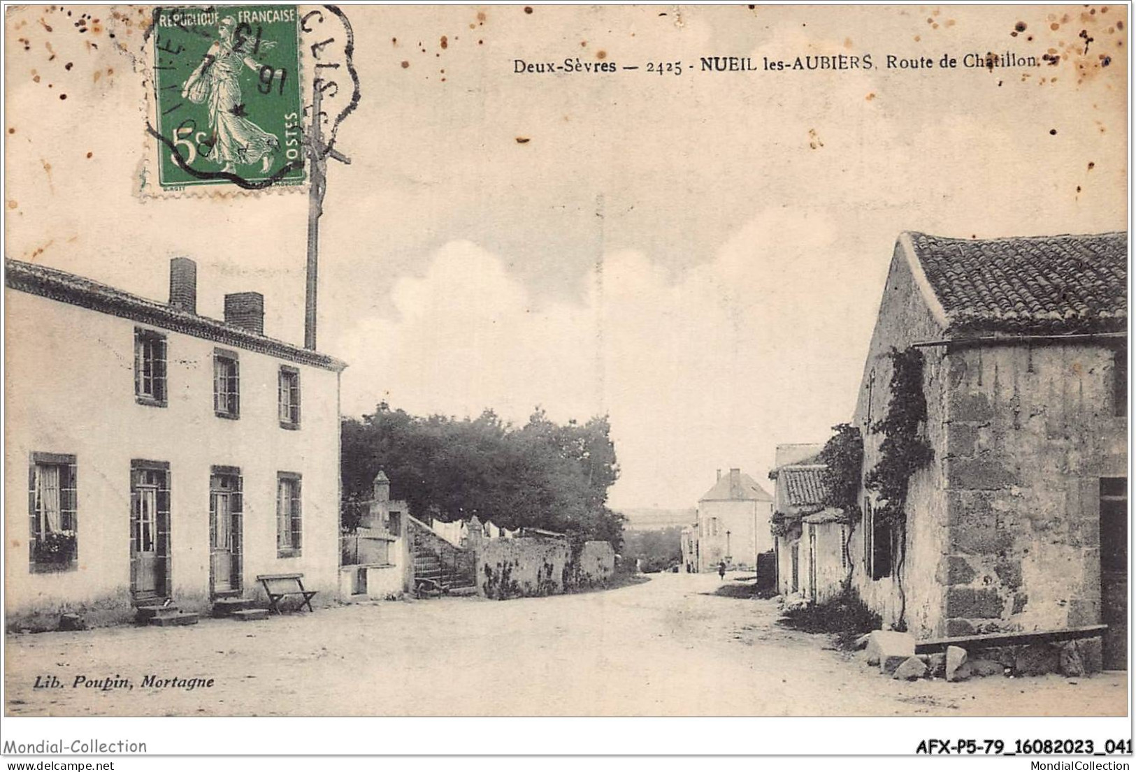 AFXP5-79-0383 - Deux-sevres - NEUIL-LES-AUBIERS - Route De Chatillon - Bressuire