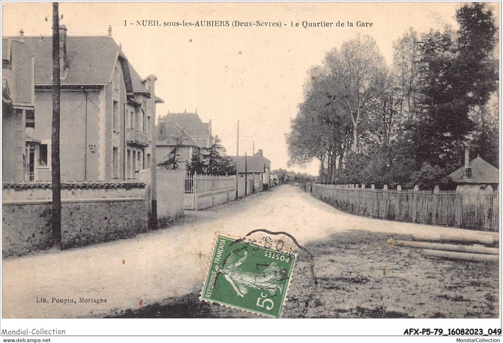 AFXP5-79-0387 - NEUIL-LES-AUBIERS - Le Quartier De La Gare - Bressuire