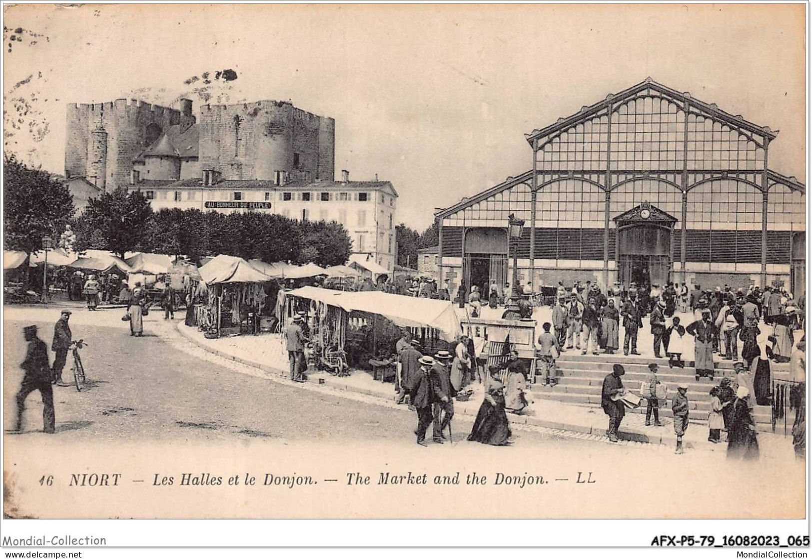 AFXP5-79-0395 - NIORT - Les Halles Et Le Donjon - Niort