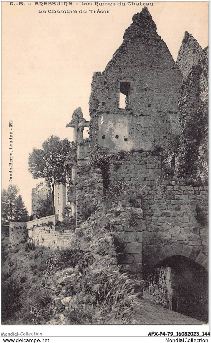 AFXP4-79-0348 - BRESSUIRE - Les Ruines Du Chateau - La Chambre Du Tresor - Bressuire