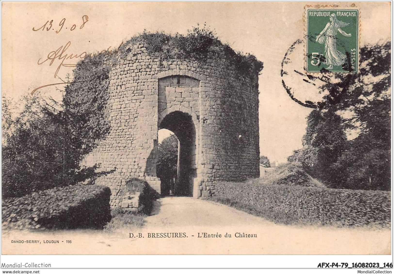 AFXP4-79-0349 - BRESSUIRE - L'entrée Du Chateau - Bressuire