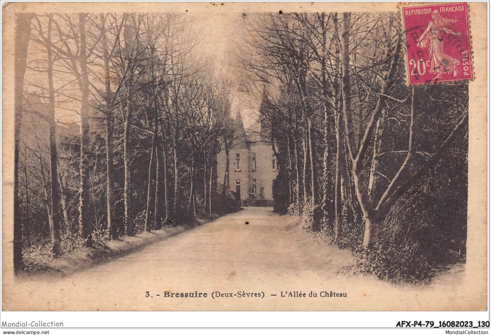 AFXP4-79-0341 - BRESSUIRE - L'allée Du Chateau - Bressuire