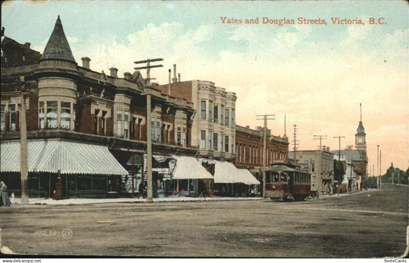 41314605 Victoria British Columbia Yates And Douglas Streets   Feldpostkarte Vic - Non Classés