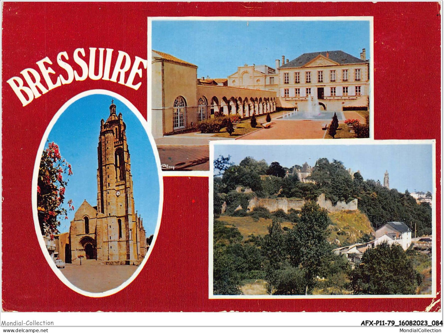 AFXP11-79-0925 - BRESSUIRE - L'hotel De Ville Et Le Syndicat D'initiative - L'eglise Notre-Dame - Le Chateau  - Bressuire