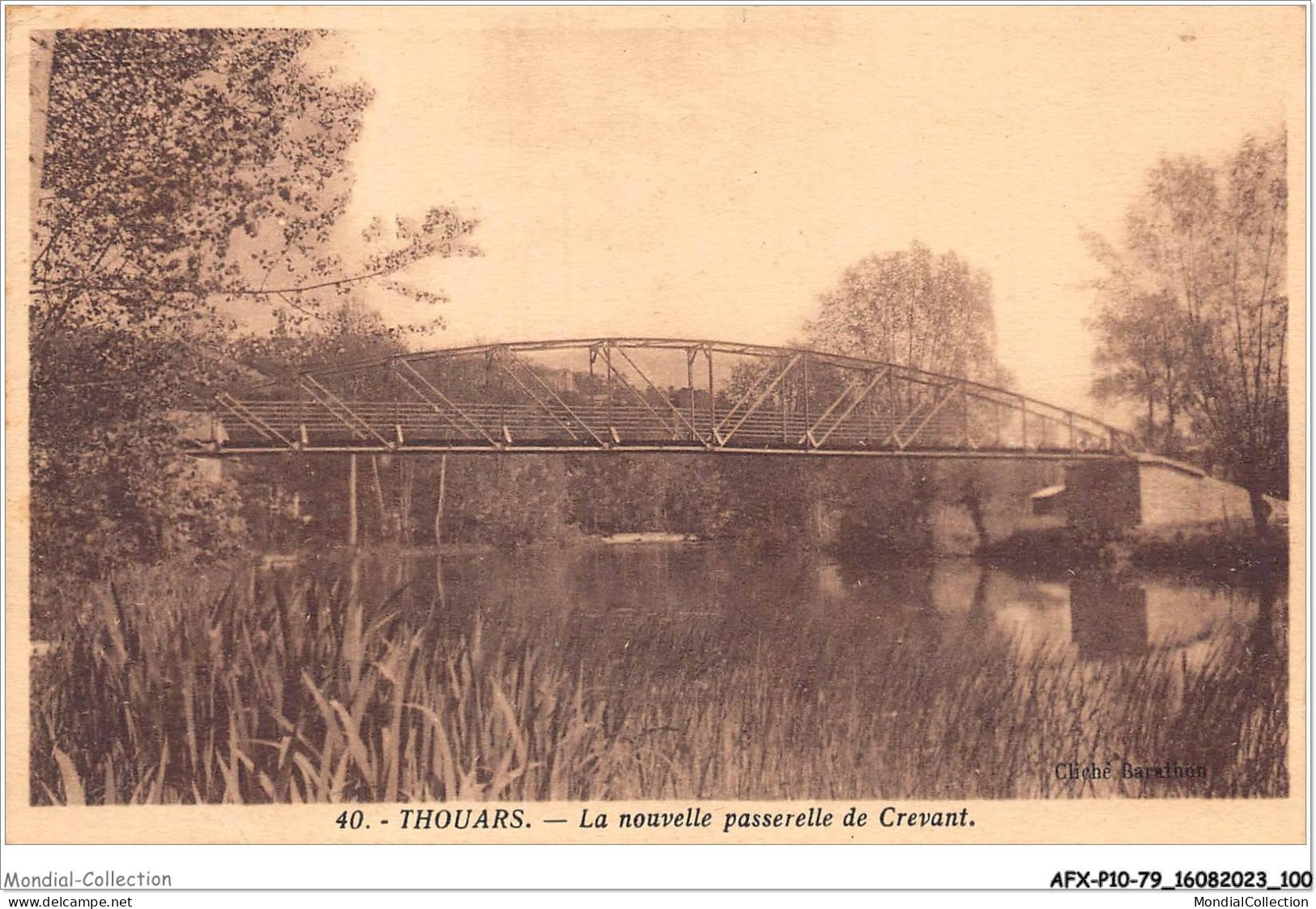 AFXP10-79-0865 - THOUARS - La Nouvelle Passerelle De Crevant - Thouars