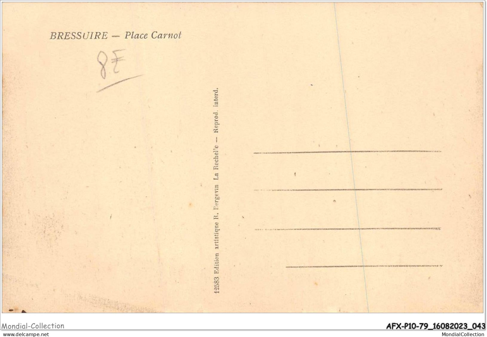 AFXP10-79-0836 - BRESSUIRE - Place Carnot - Bressuire