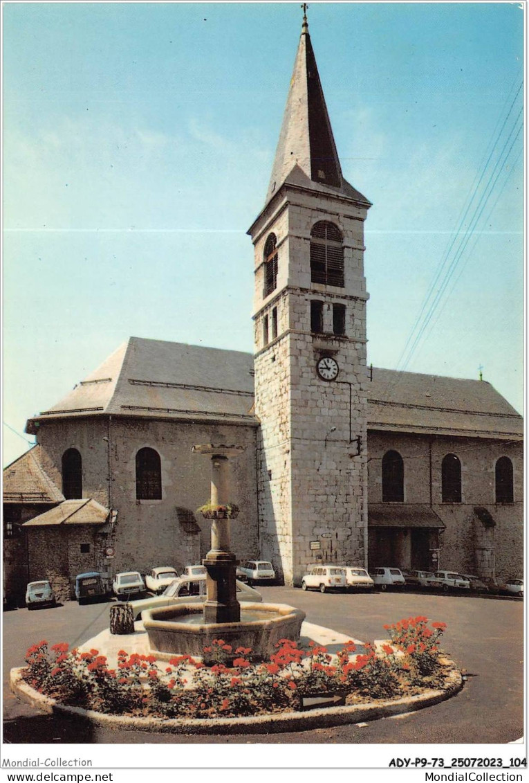 ADYP9-73-0800 - SAINT-PIERRE-D'ALBIGNY - La Fontaine Et L'église  - Saint Pierre D'Albigny