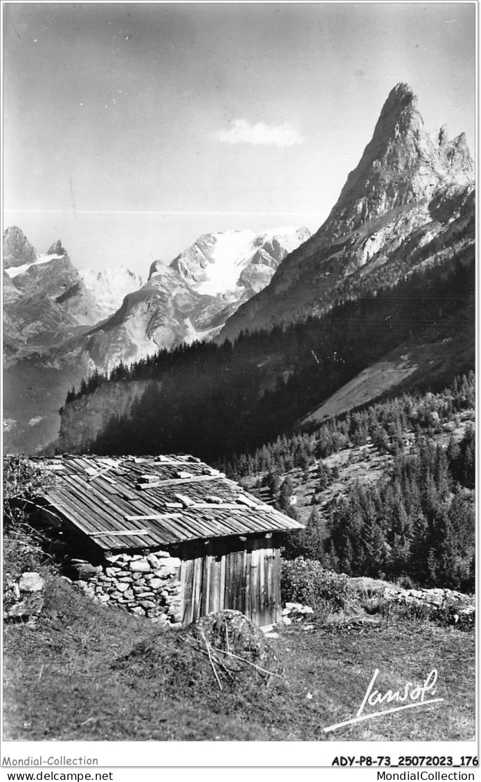 ADYP8-73-0734 - PRALOGNAN-LA-VANOISE - L'aiguille Des Glières - La Grande Casse Et Le Grand Marchot  - Pralognan-la-Vanoise