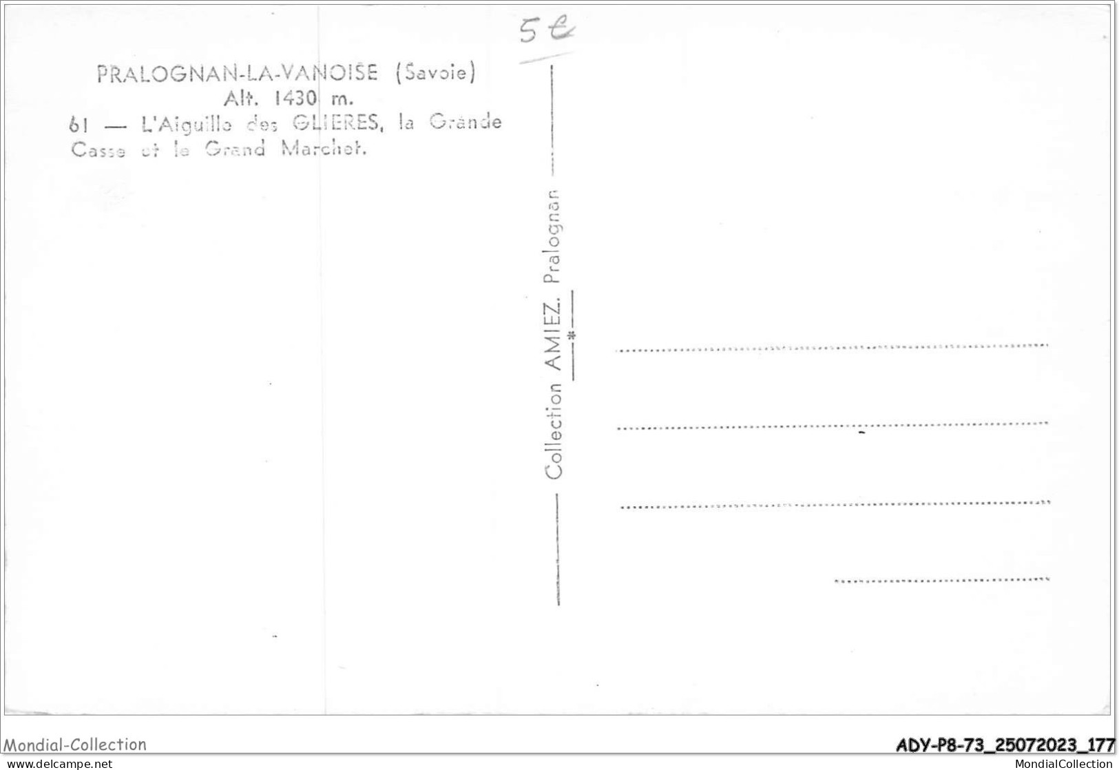 ADYP8-73-0734 - PRALOGNAN-LA-VANOISE - L'aiguille Des Glières - La Grande Casse Et Le Grand Marchot  - Pralognan-la-Vanoise