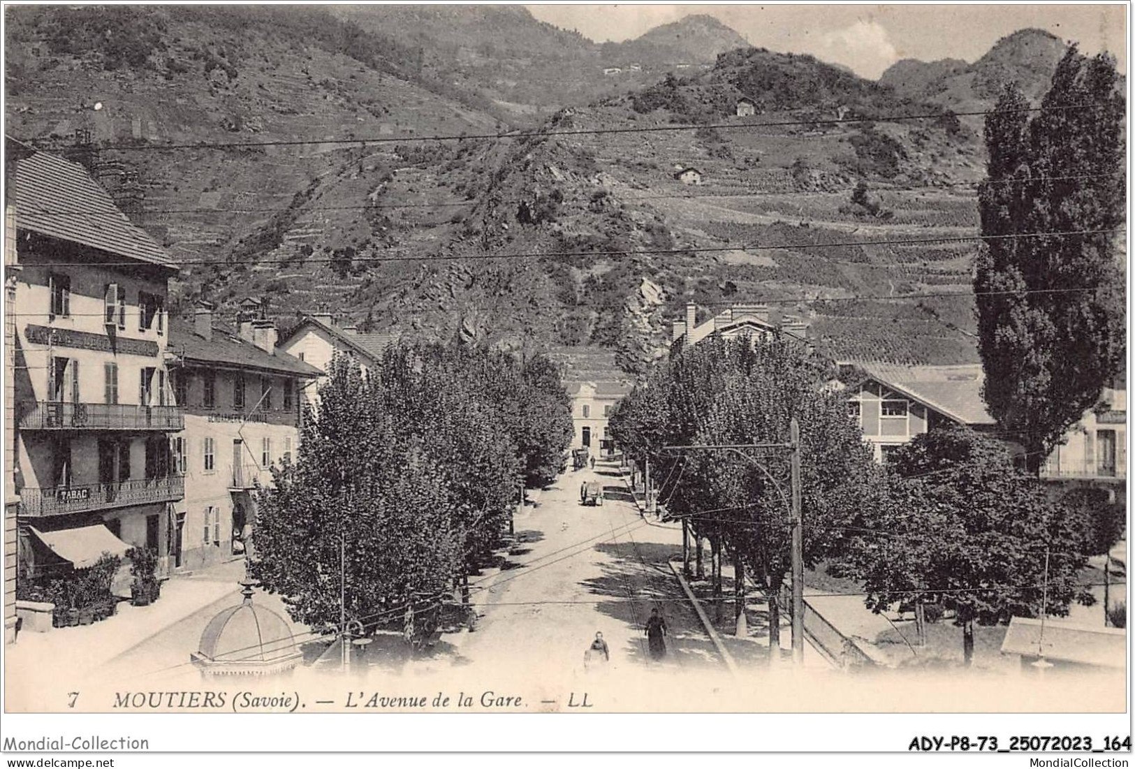 ADYP8-73-0728 - MOUTIERS - L'avenue De La Gare  - Moutiers