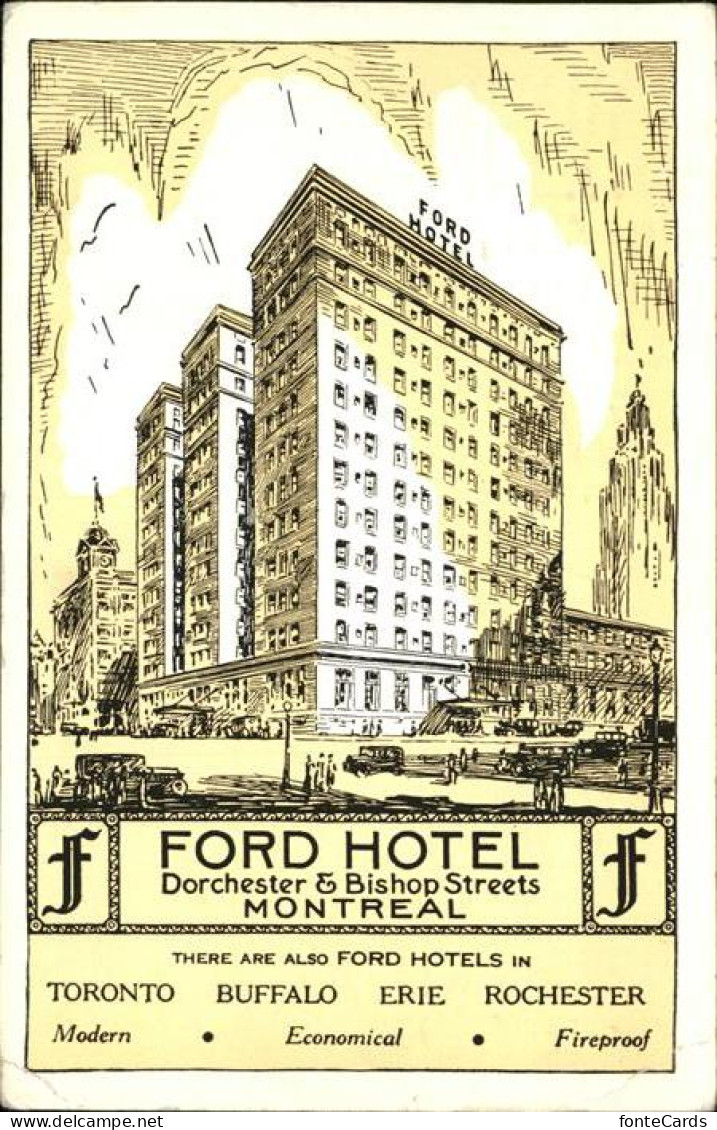 41243457 Montreal Quebec Ford Hotel Montreal Montreal - Ohne Zuordnung