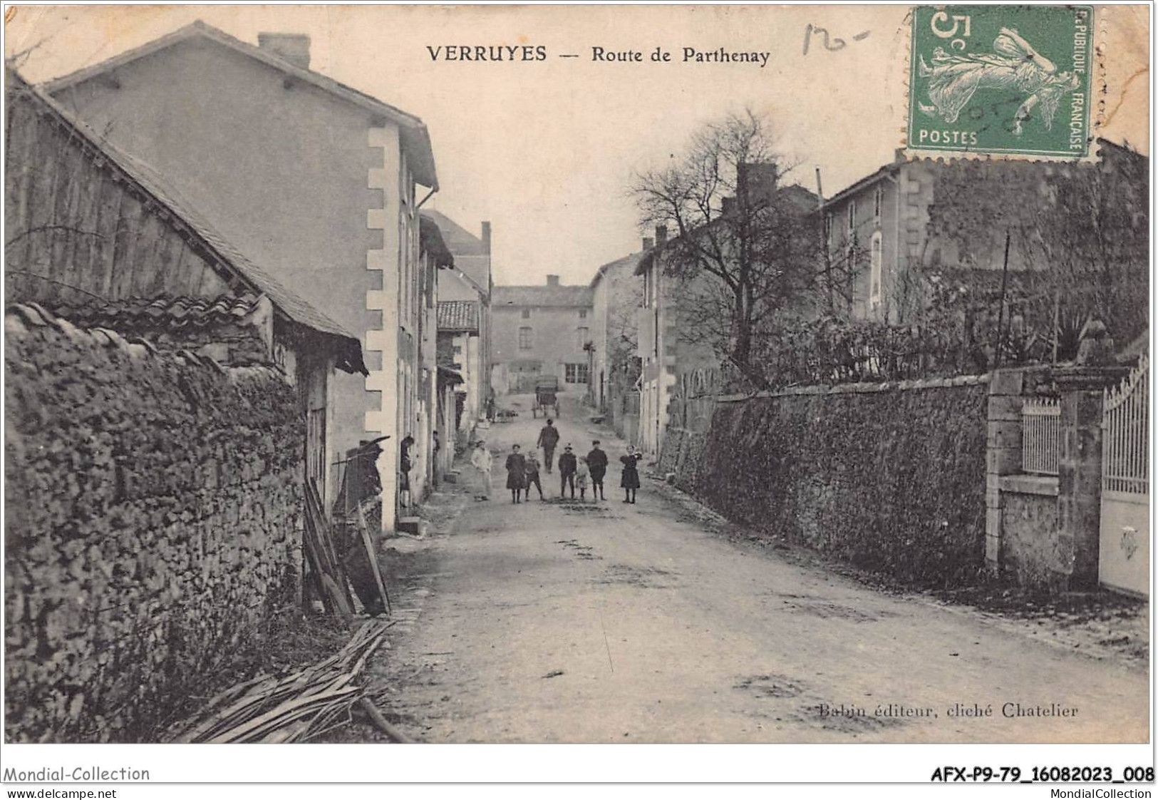 AFXP9-79-0739  - VERRUYES - Route De PARTHENAY - Parthenay