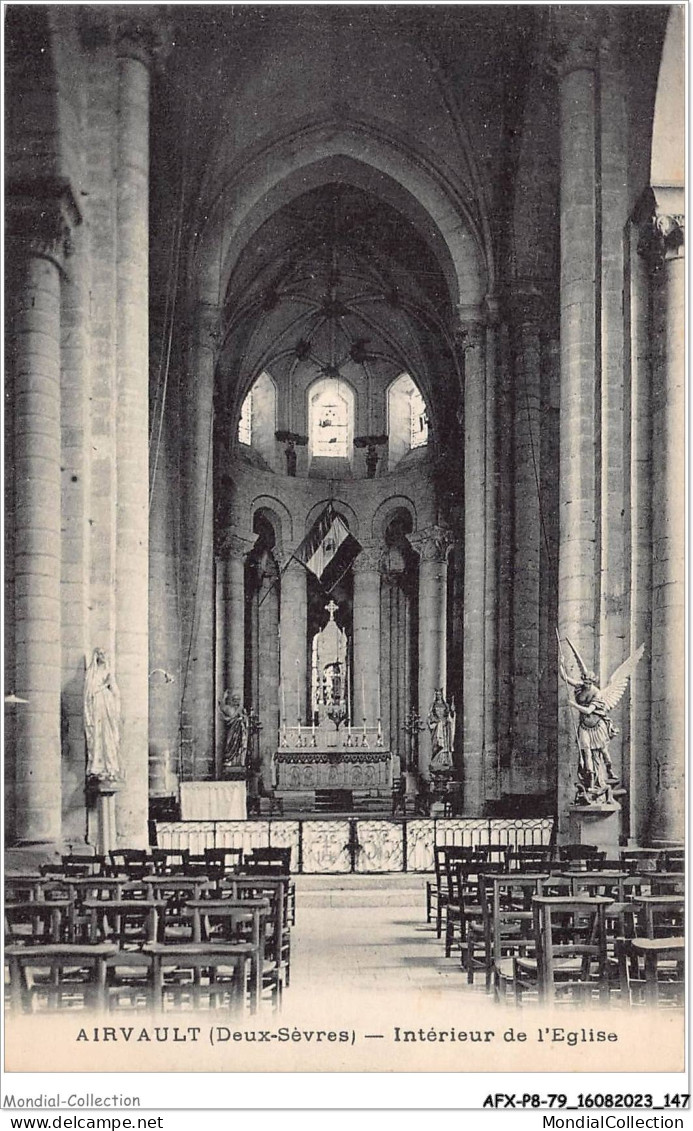 AFXP8-79-0722 - AIRVAULT - Interieur De L'eglise - Airvault