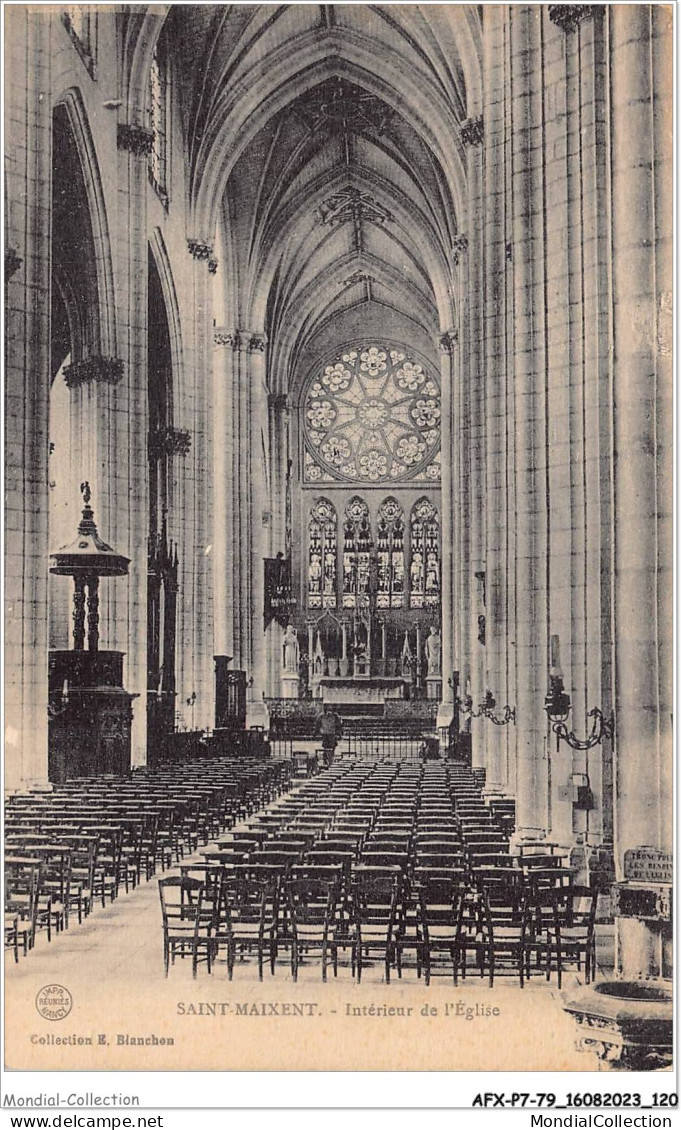 AFXP7-79-0616 - ST-MAIXENT - Interieur De L'eglise - Saint Maixent L'Ecole