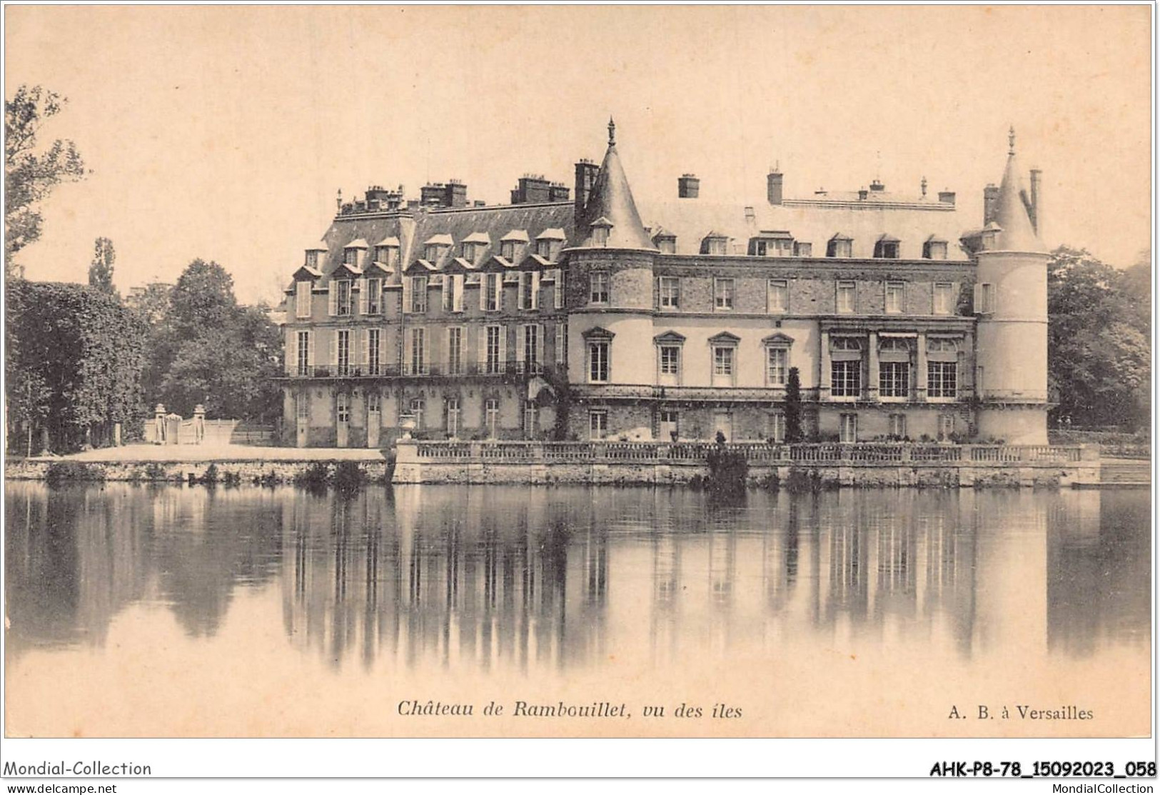 AHKP8-0713-78 - Chateau De RAMBOUILLET - Vu Des Iles - Rambouillet