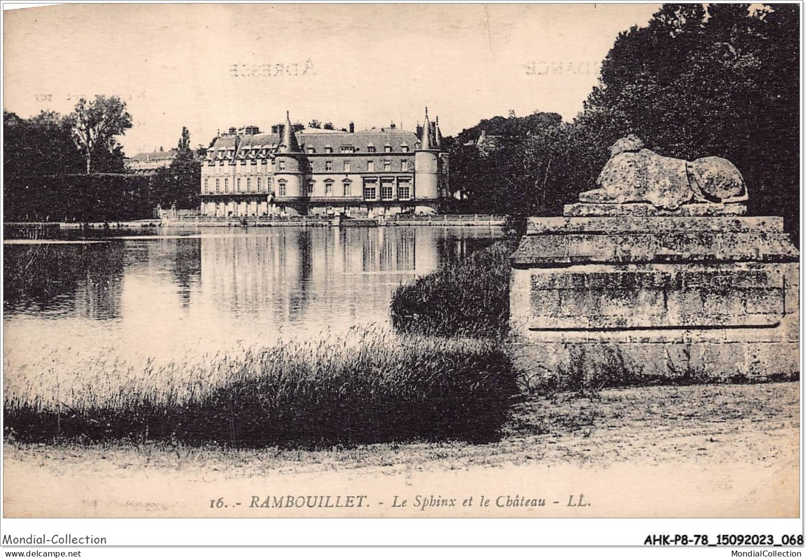 AHKP8-0718-78 - RAMBOUILLET - Le Sphinx Et Le Chateau - Rambouillet