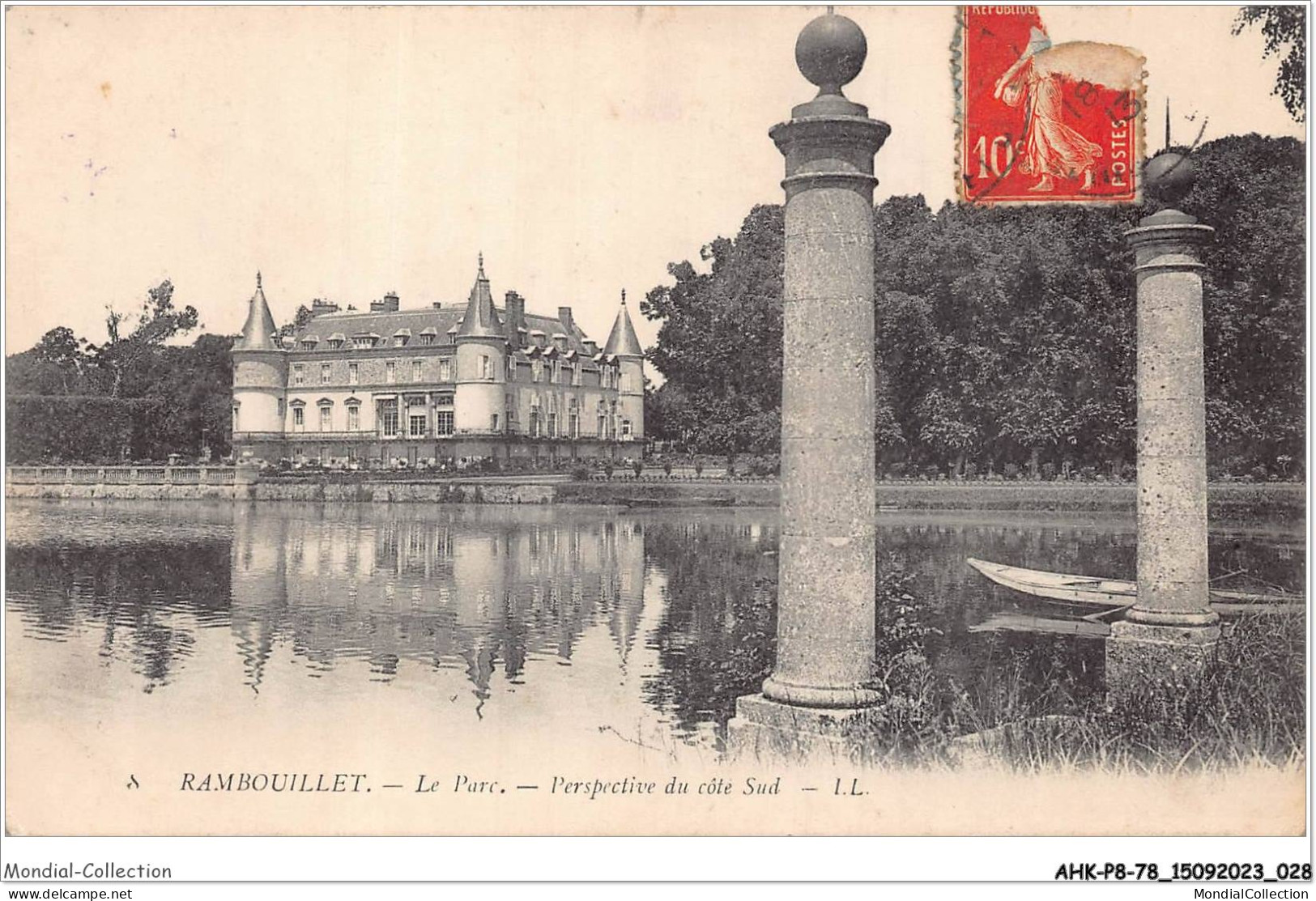 AHKP8-0698-78 - RAMBOUILLET - Le Parc - Perpective Du Cote Sud - Rambouillet