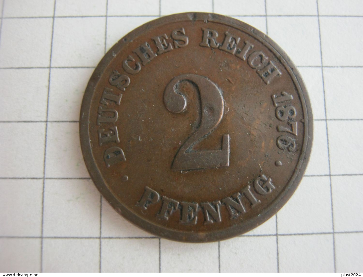 Germany 2 Pfennig 1876 F - 2 Pfennig