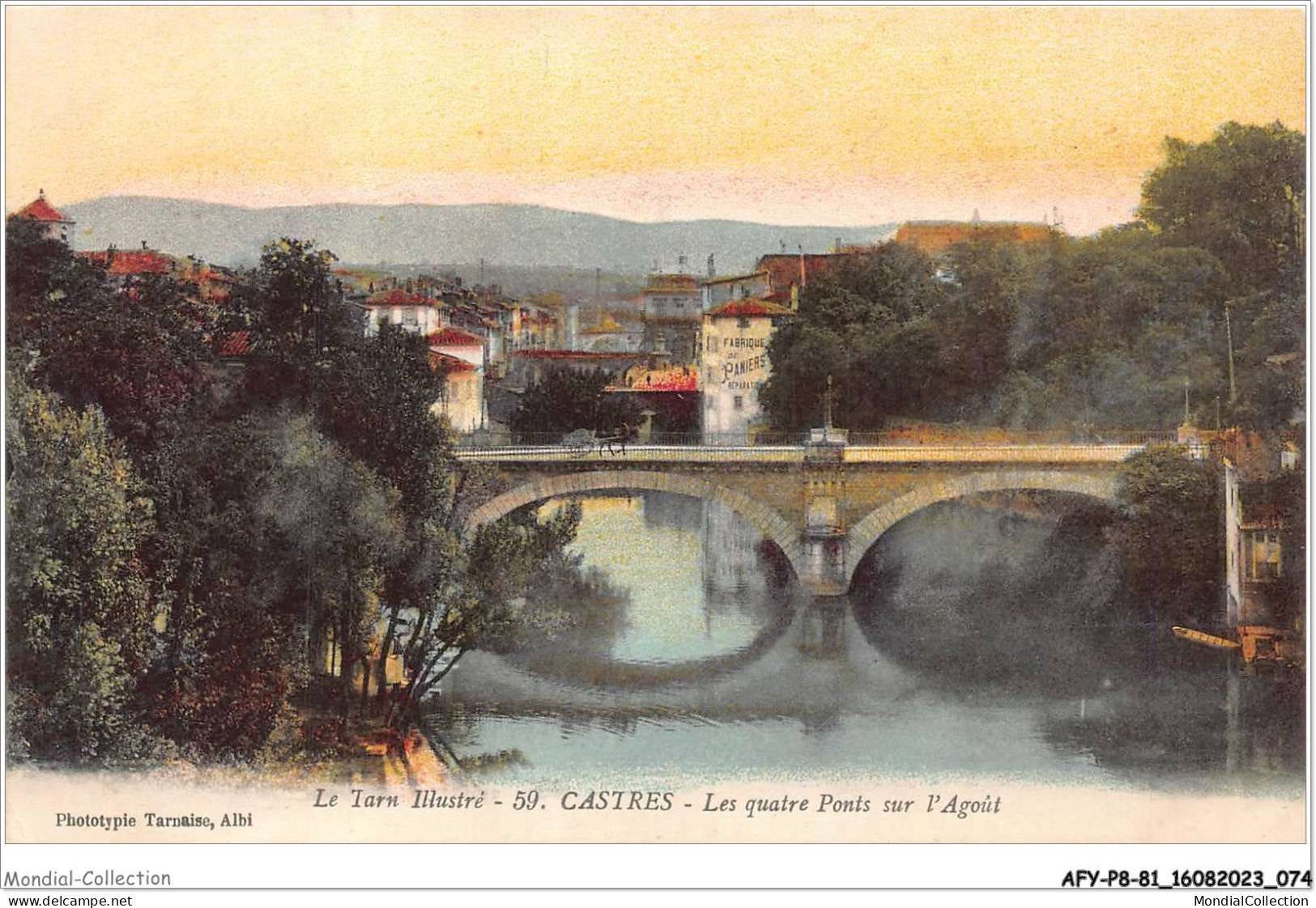 AFYP8-81-0716 - Le Tarn Illustré - CASTRES - Les Quatre Ponts Sur L'agoût   - Castres