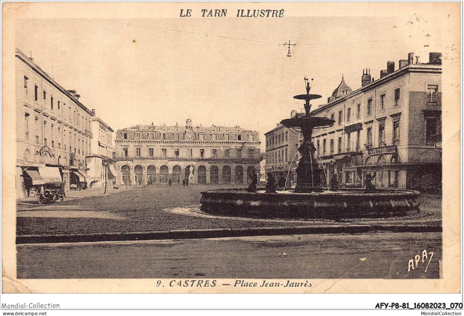 AFYP8-81-0714 - Le Tarn Illustré - CASTRES - Place Jean-jaurès  - Castres