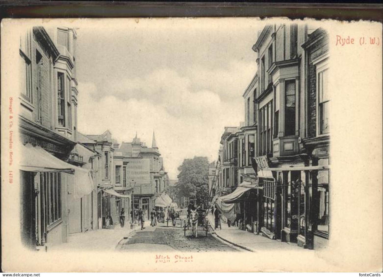 41104368 Ryde Isle Of Wight High Street Ryde Isle Of Wight - Andere & Zonder Classificatie