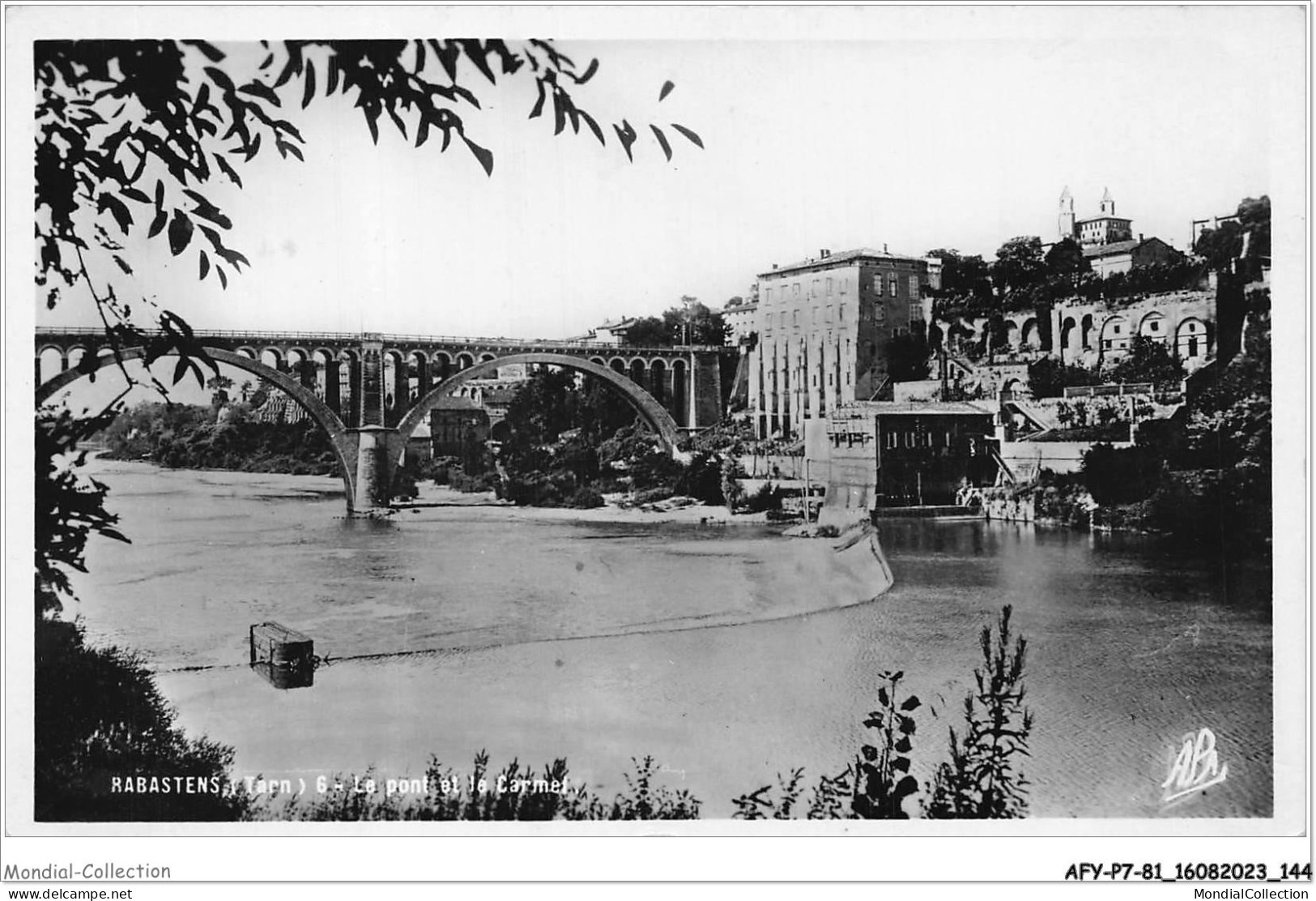 AFYP7-81-0652 - RABASTENS - Tarn - Le Pont Et Le Carmet  - Rabastens