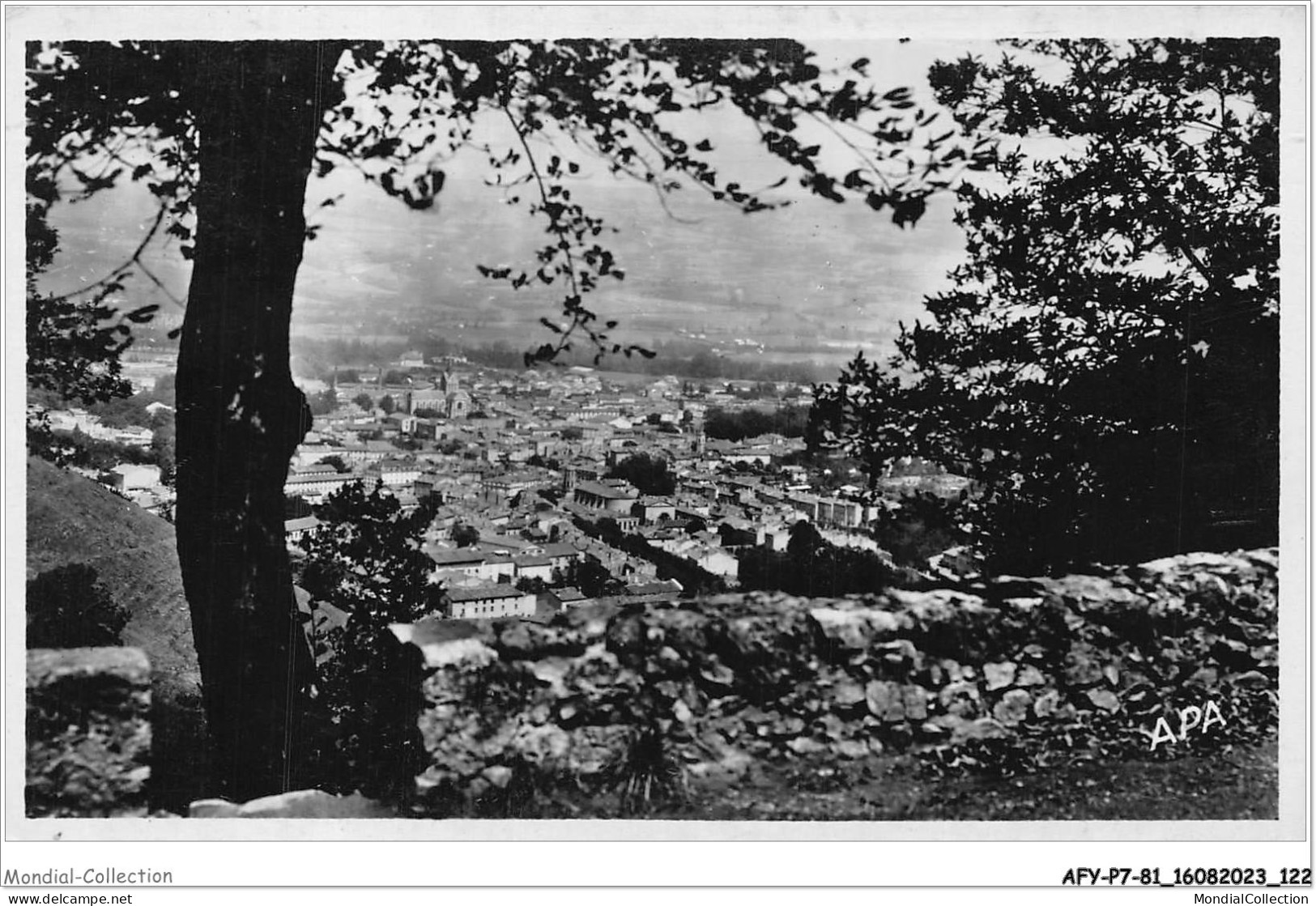 AFYP7-81-0641 - MAZAMET - Panorama De La Ville Pris De La Route De Carcassone  - Mazamet