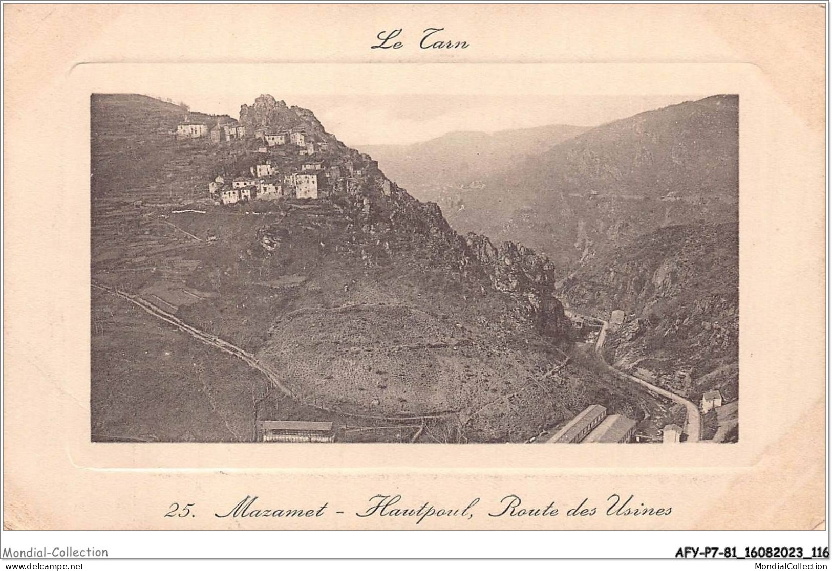 AFYP7-81-0638 - Le Tarn - MAZAMET - Hautpoul - Route Des Usines  - Mazamet