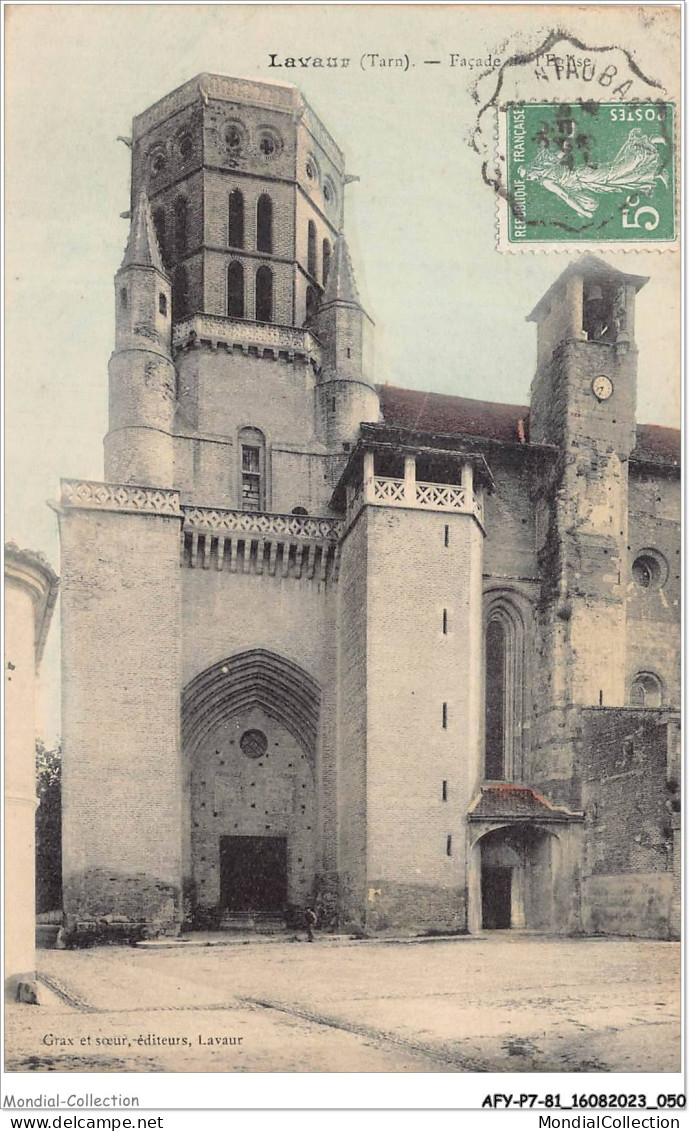 AFYP7-81-0605 - LAVAUR - Tarn - Façade De L'église  - Lavaur