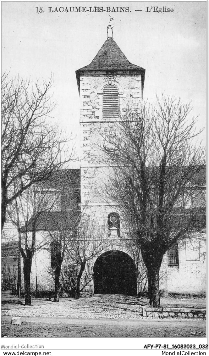 AFYP7-81-0596 - LACAUNE-les-Bains - L'église  - Castres