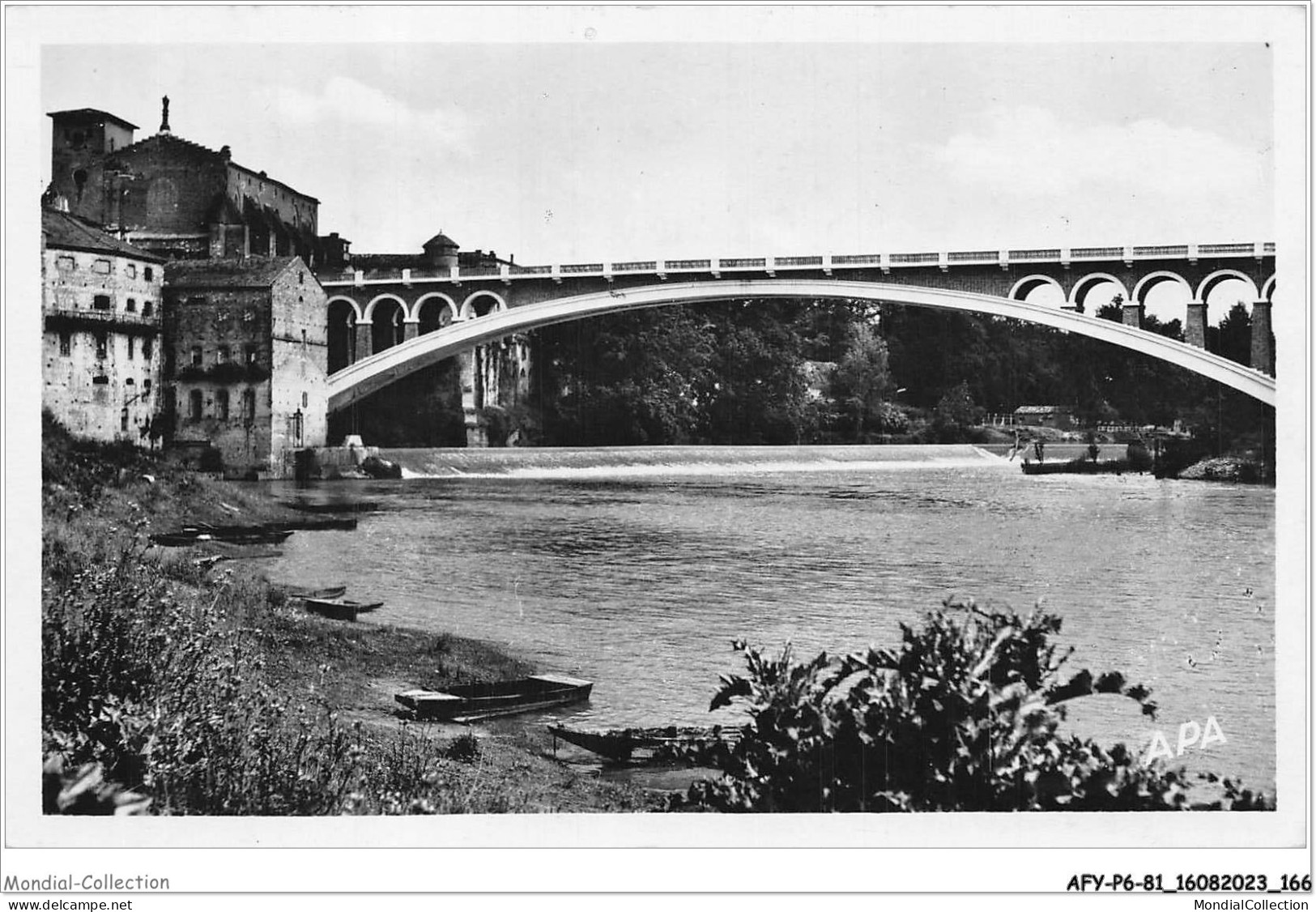 AFYP6-81-0562 - GAILLAC - Le Pont Sur Le Tarn Et L'abbaye St-michel  - Gaillac