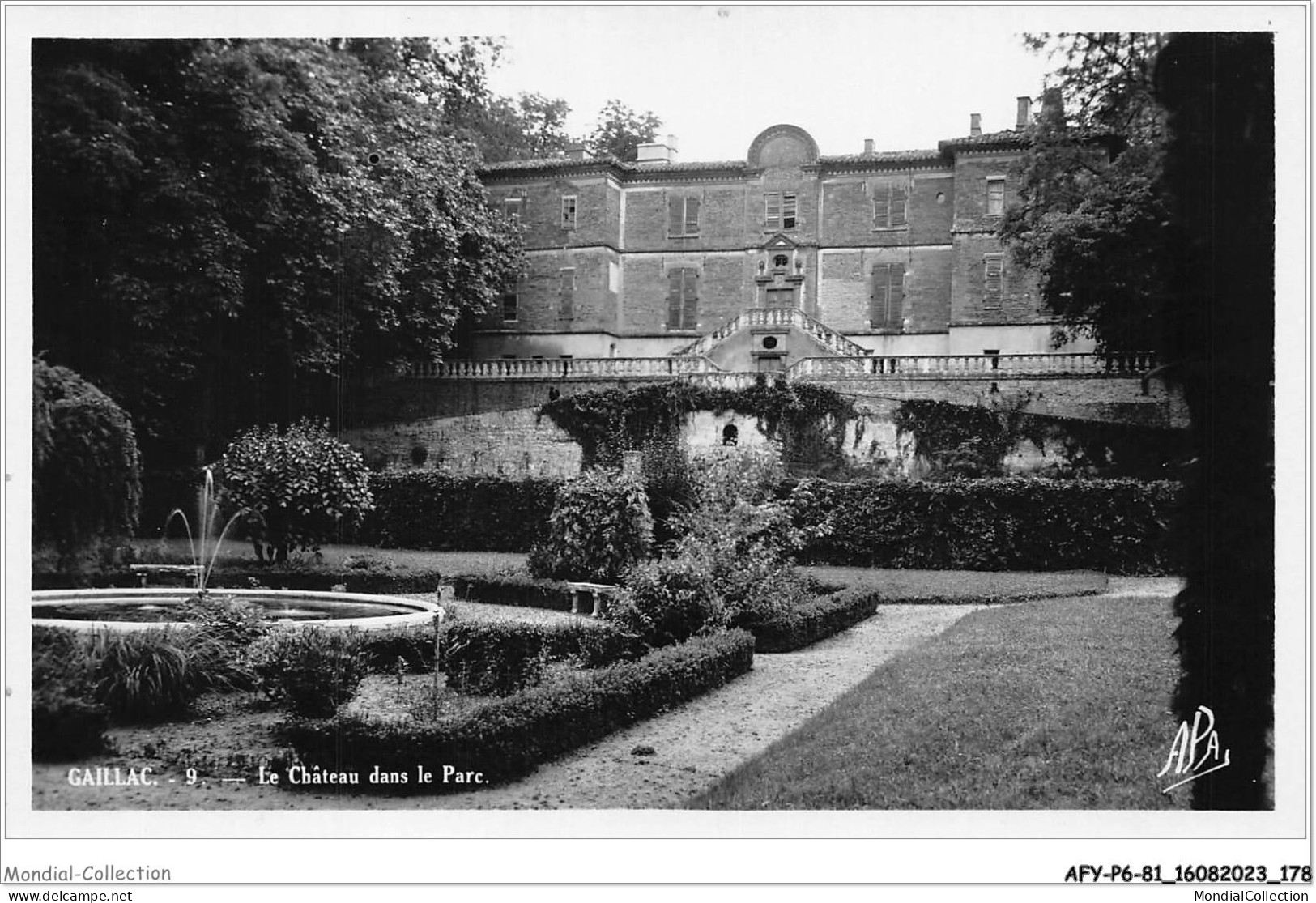 AFYP6-81-0568 - GAILLAC - Le Château Dans Le Parc  - Gaillac