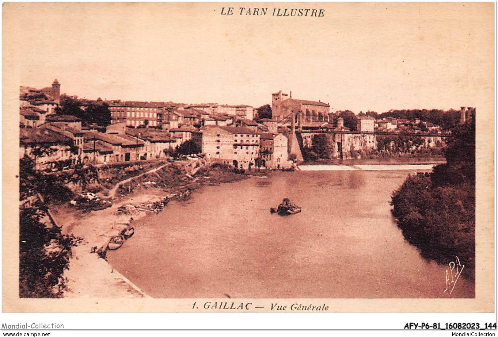 AFYP6-81-0551 - Le Tarn Illustré - GAILLAC - Vue Générale  - Gaillac