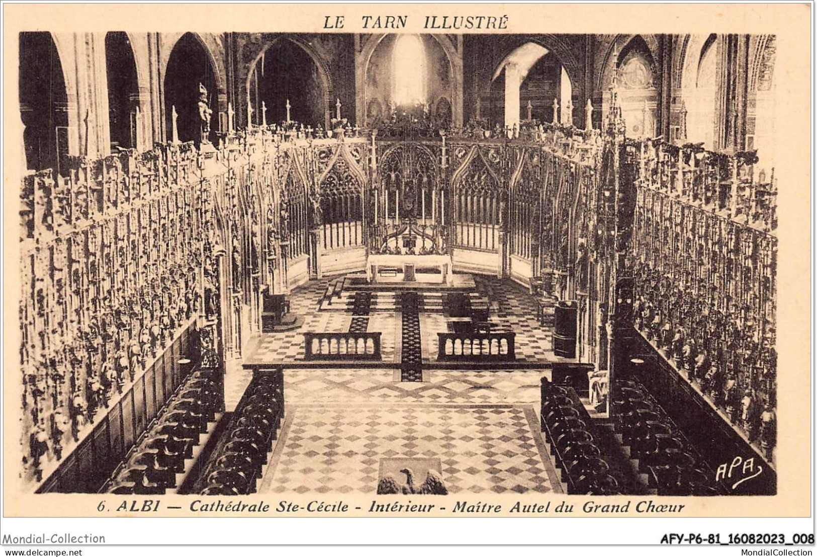 AFYP6-81-0483 - Le Tarn Illustré - ALBI - Cathédrale Ste-cécile - Intérieur - Maître Autel Du Grand Choeur  - Albi
