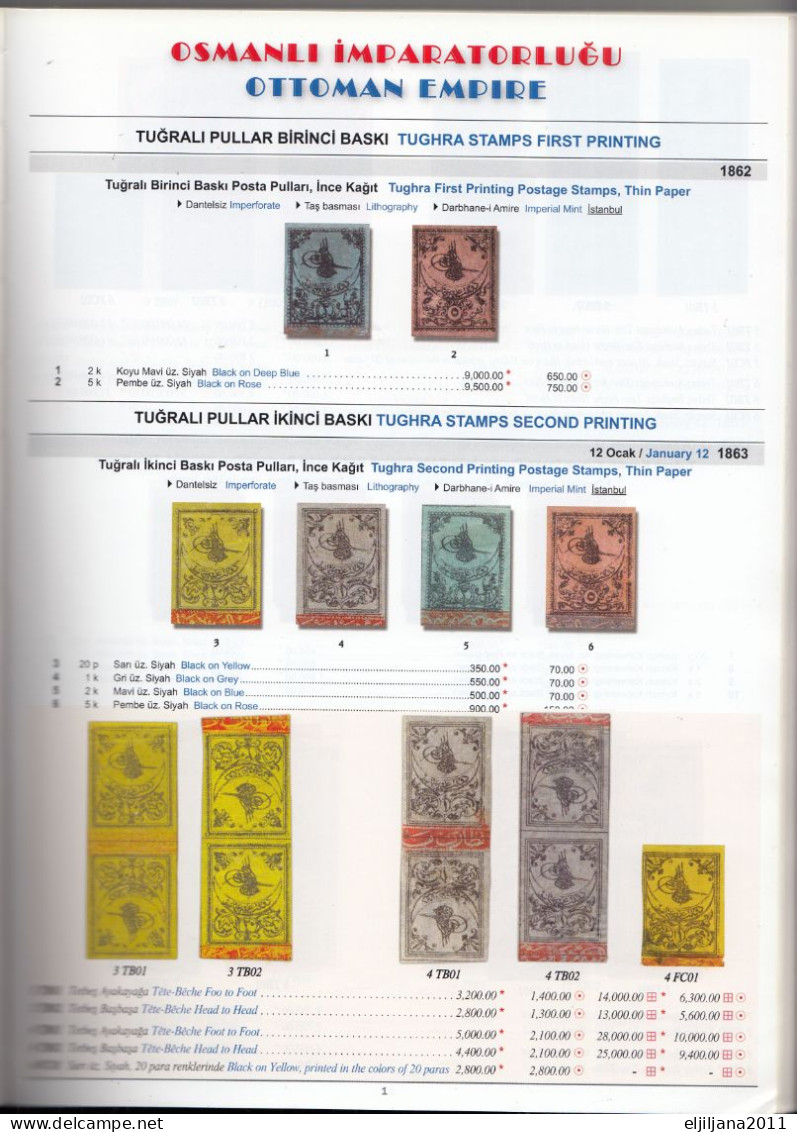 Turkey / Türkei / Turquie ⁕ ISFILIA 2014 Turkish Stamps Catalogue 462 Pages, 1208 Grams ⁕ New - Unused / See Scan - Sonstige & Ohne Zuordnung