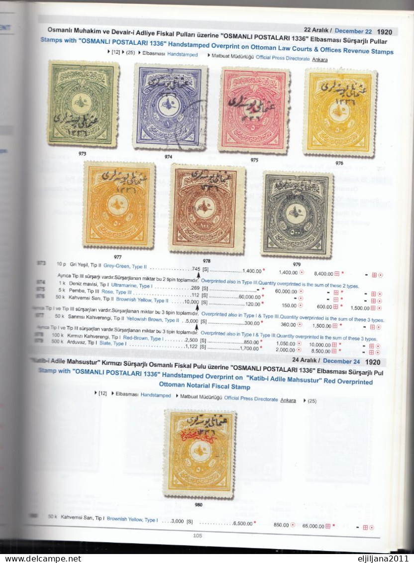 Turkey / Türkei / Turquie ⁕ ISFILIA 2014 Turkish Stamps Catalogue 462 Pages, 1208 Grams ⁕ New - Unused / See Scan - Autres & Non Classés