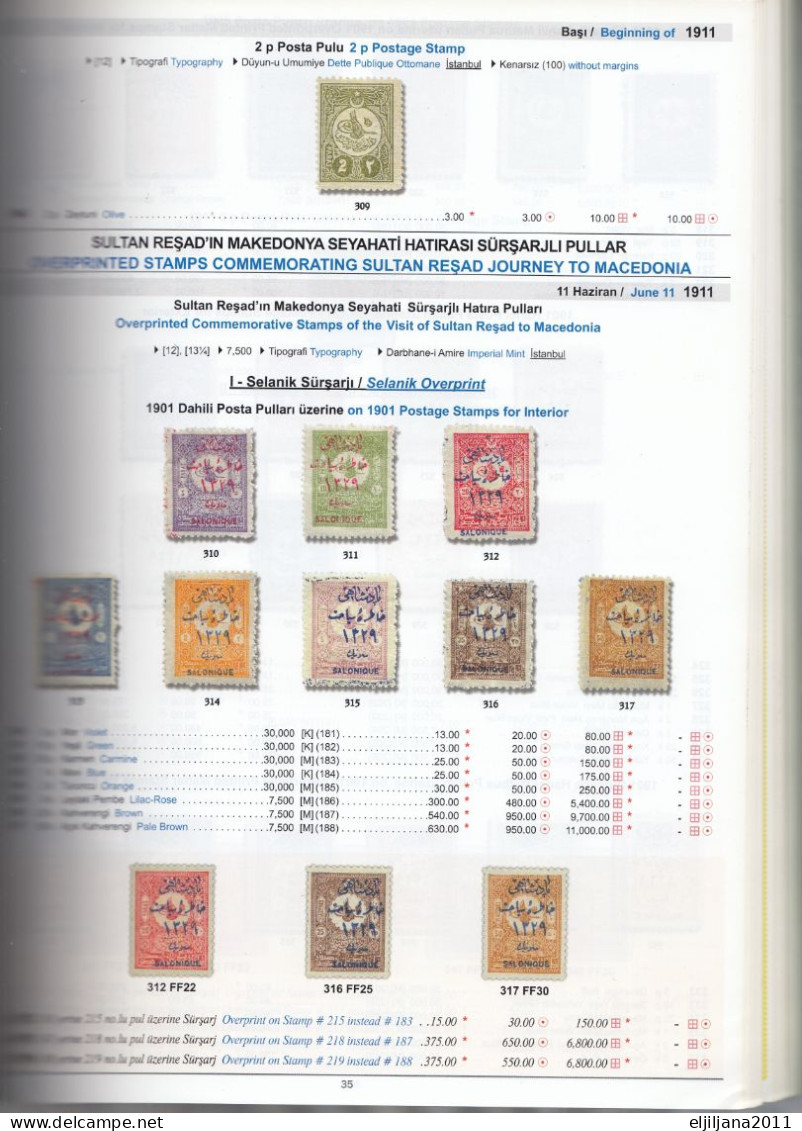 Turkey / Türkei / Turquie ⁕ ISFILIA 2014 Turkish Stamps Catalogue 462 pages, 1208 grams ⁕ New - unused / see scan