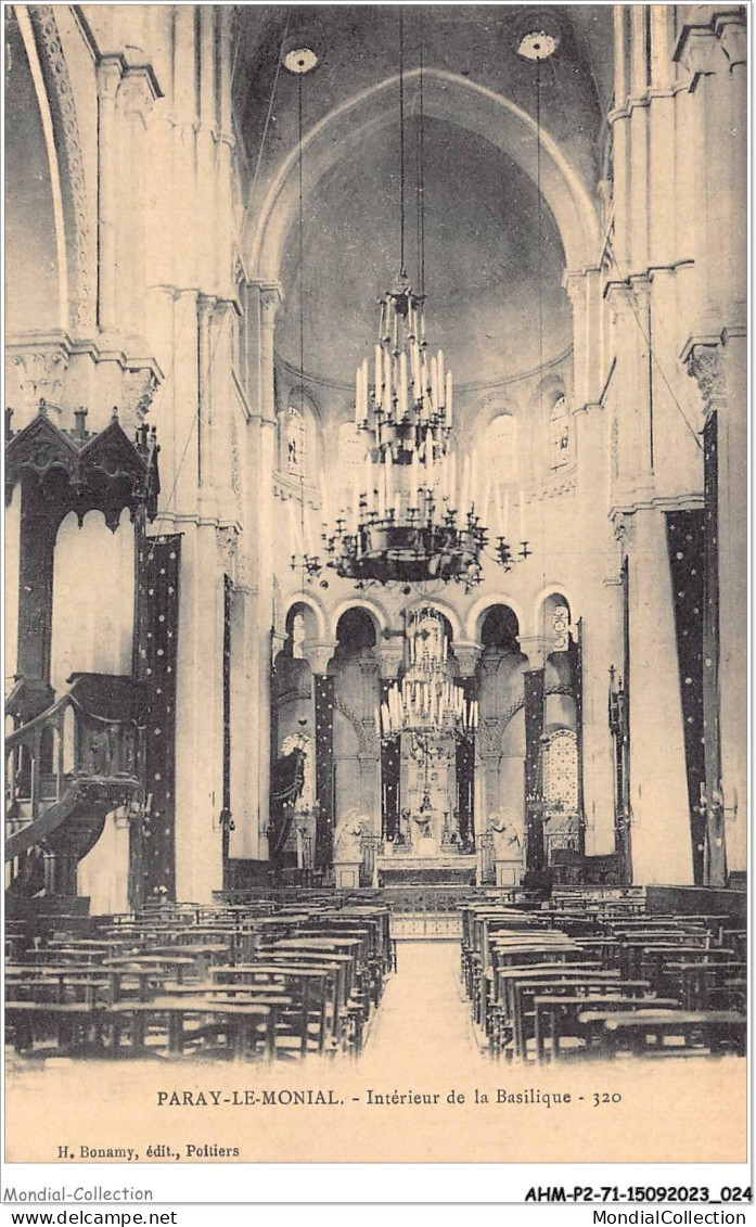 AHMP2-71-0145 - PARAY-LE-MONIAL - Intérieur De La Basilique - Paray Le Monial