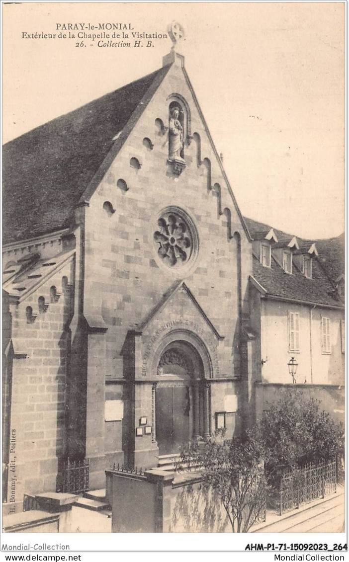 AHMP1-71-0131 - PARAY-LE-MONIAL - Extérieur De La Chapelle De La Visitation - Paray Le Monial