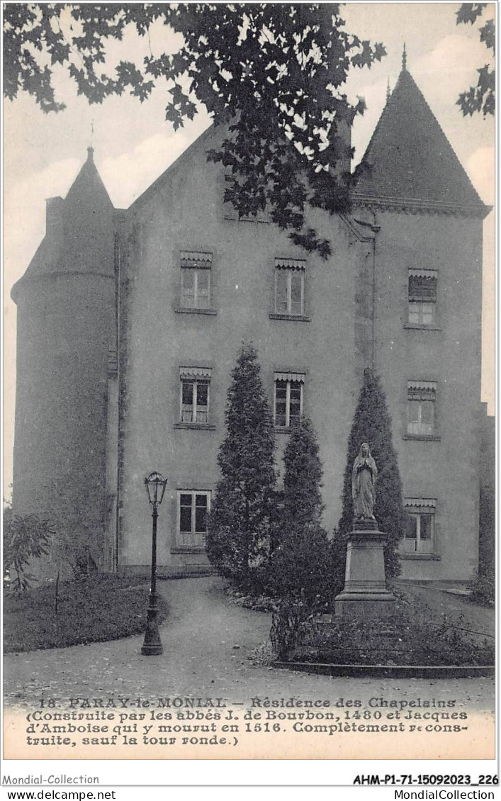 AHMP1-71-0112 - PARAY-LE-MONIAL - Résidence Des Chapelains - Paray Le Monial