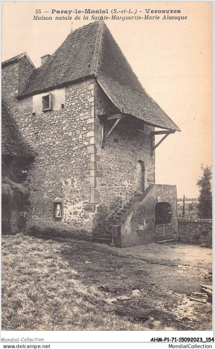 AHMP1-71-0076 - PARAY-LE-MONIAL - Maison Natale De La Sainte-marguerite -marie  à Lacoque - Paray Le Monial