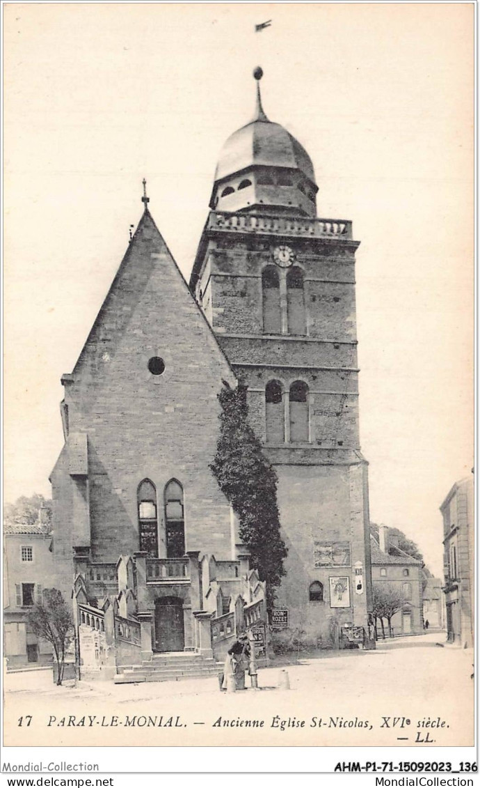 AHMP1-71-0067 - PARAY-LE-MONIAL - Ancienne église St-nicolas XVIè Siècle - Paray Le Monial