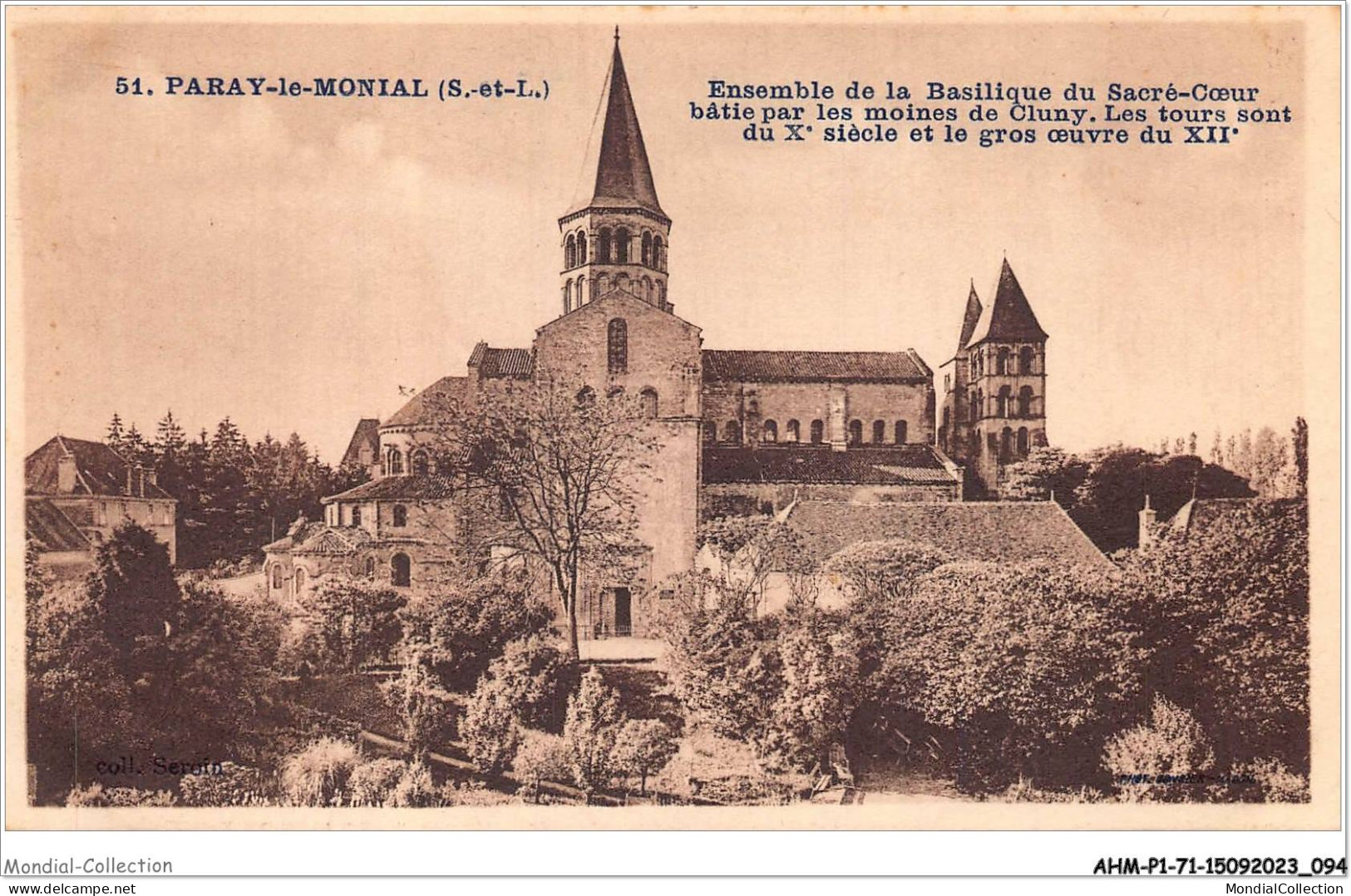 AHMP1-71-0047 - PARAY-LE-MONIAL - Ensemble De La Basilique  Du Sacré-coeur - Paray Le Monial