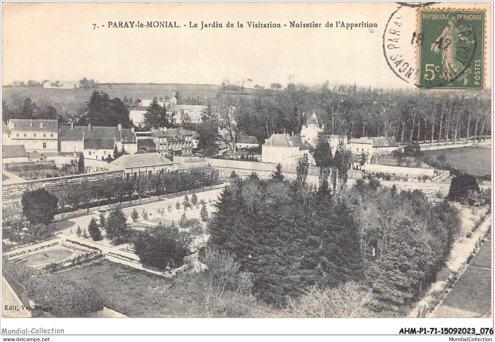 AHMP1-71-0038 - PARAY-LE-MONIAL - Le Jardin De La Visitation - Noisetier De L'apparition - Paray Le Monial
