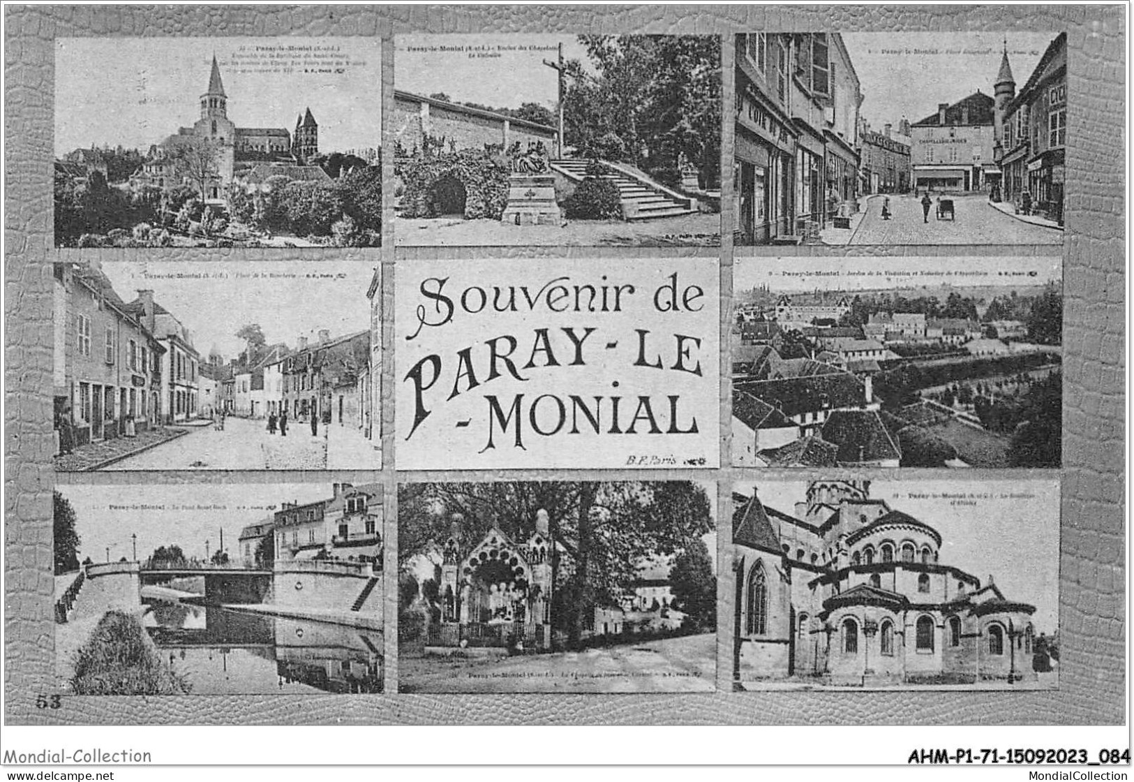 AHMP1-71-0042 - PARAY-LE-MONIAL - Souvenir De Paray-le-monial - Paray Le Monial