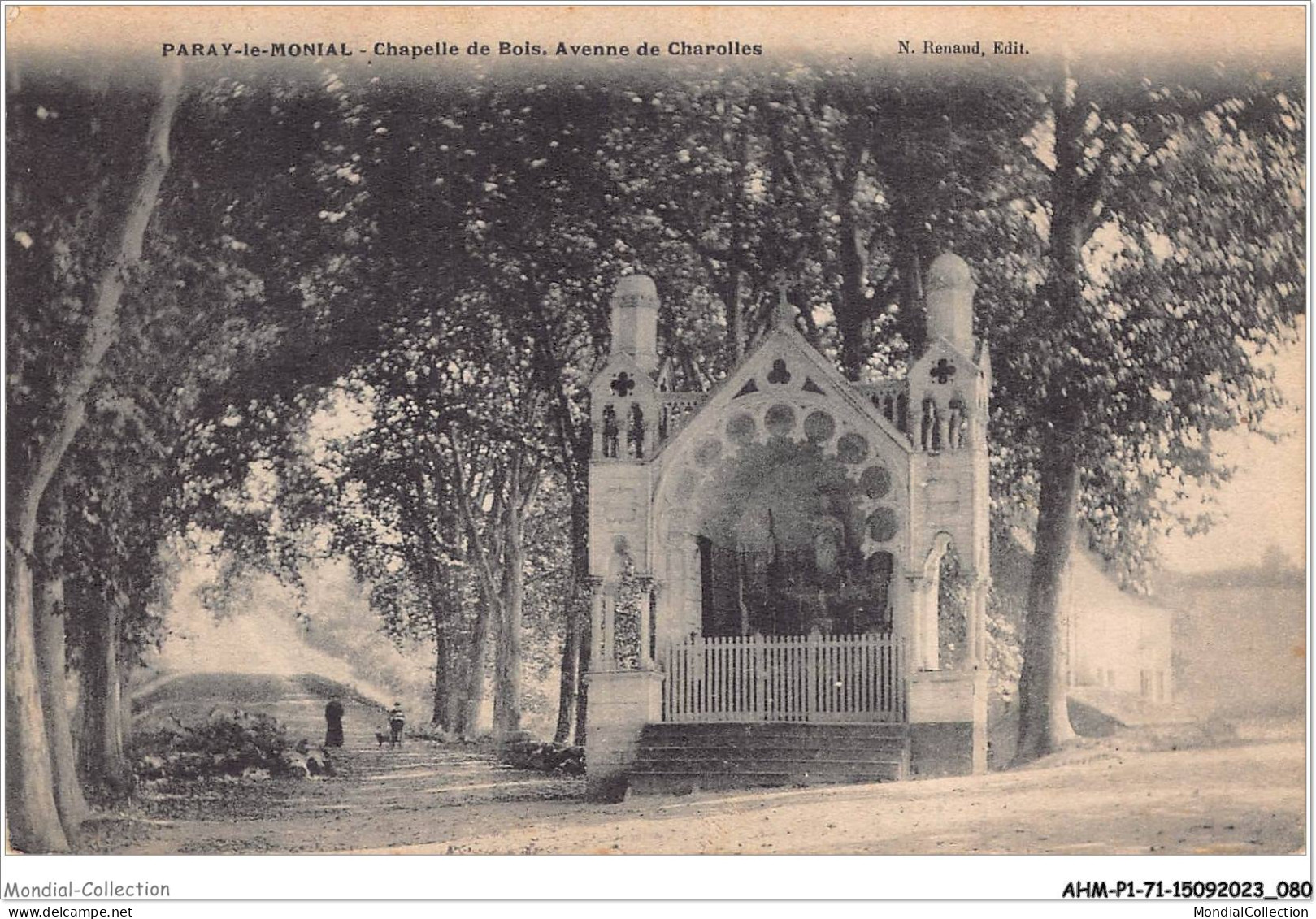 AHMP1-71-0040 - PARAY-LE-MONIAL - Chapelle De Bois - Avenue De Charolles - Paray Le Monial