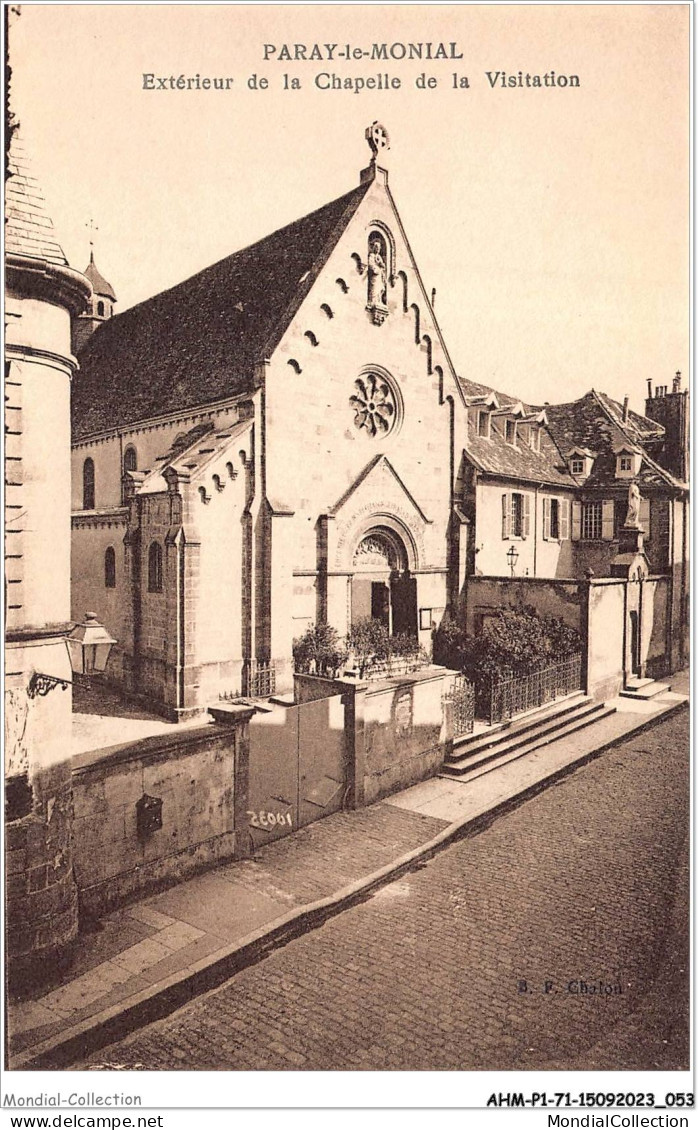 AHMP1-71-0027 - PARAY-LE-MONIAL - Extérieur De La Chapelle De La Visitation - Paray Le Monial