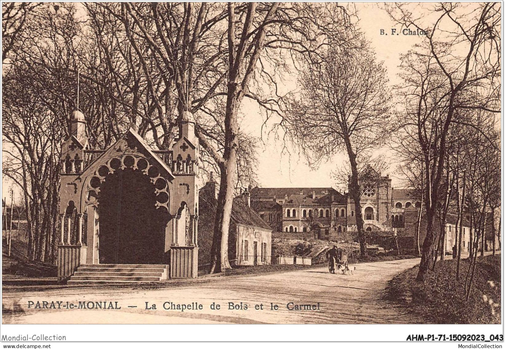 AHMP1-71-0022 - PARAY-LE-MONIAL - La Chapelle De Bois Et Le Carmel - Paray Le Monial