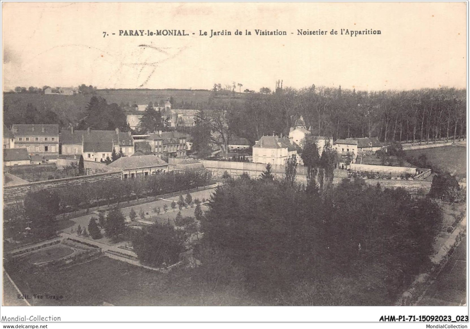 AHMP1-71-0012 - PARAY-LE-MONIAL - Le Jardin De La Visitation - Noisetier De L'apparition - Paray Le Monial