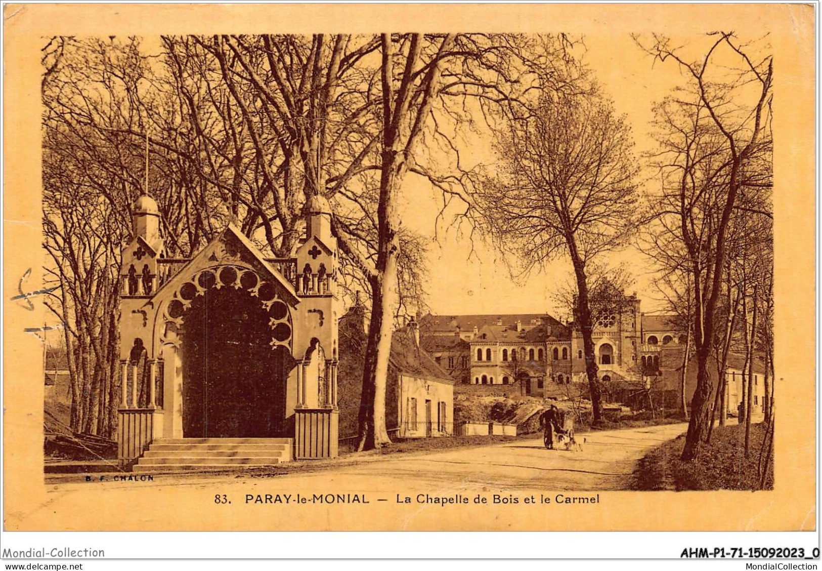 AHMP1-71-0001 - PARAY-LE-MONIAL - La Chapelle De Bois Et Le Carmel - Paray Le Monial